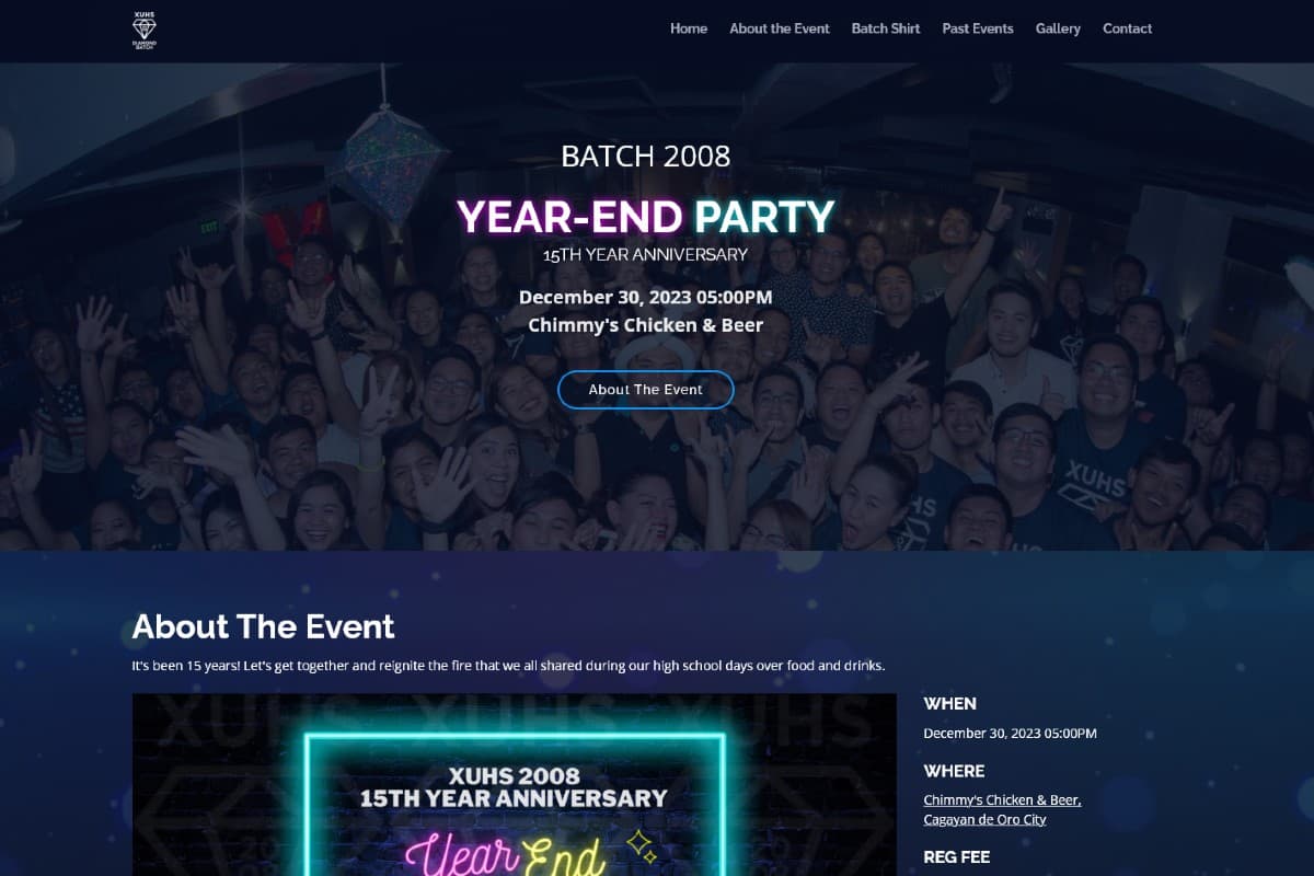 Alumni Class Website